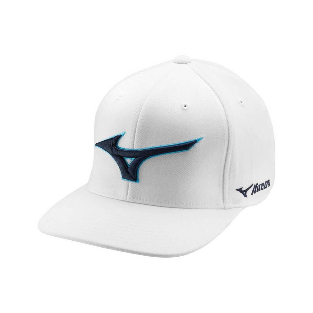 Mizuno Diamond Snapback Férfi Kalapok Fehér JWE435187